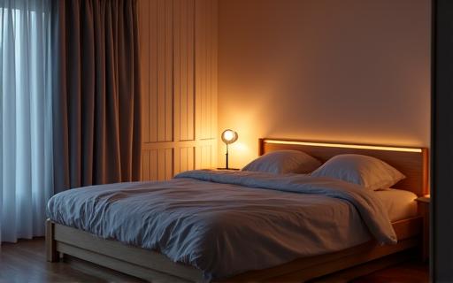 Atmospheric bedroom lighting